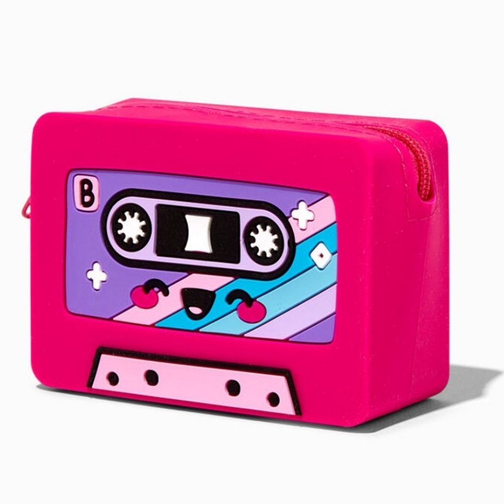 BN • claire's • Pink Cassette • Jelly Coin Purse
